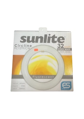 Sunlite Circline Cool White FC12T9/CW 32w Linear Fluorescent Rapid # 05030 - Image 1 of 2