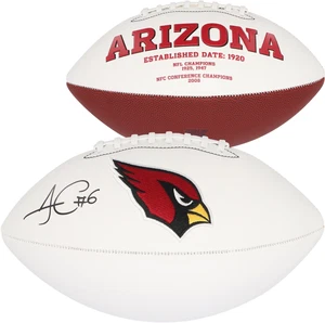James Conner Arizona Cardinals Autographed White Panel Football - Picture 1 of 3