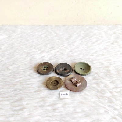 Vintage Different Bakelite Buttons Old 5Pcs BTN118 - Image 1 of 4