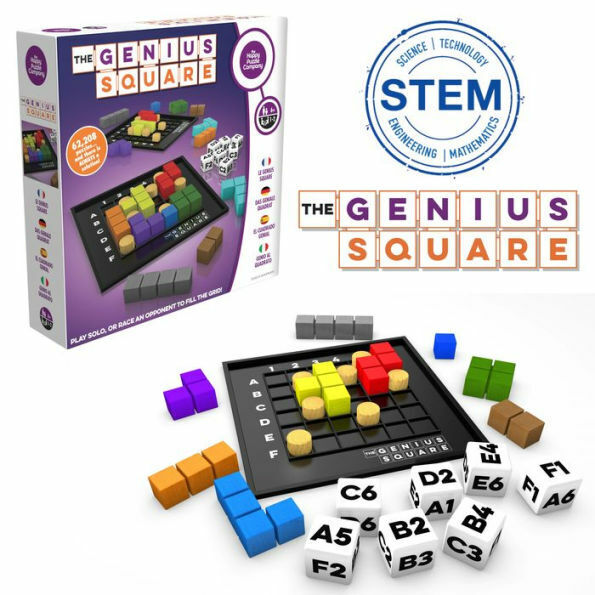 The Genius Square Game - STEM Puzzle Game - NEW, FREE SHIPPING