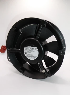 PAPST FAN 6224N (N/6H) 24VDC 750mA 18W (16-26VDC) 6-3/4"Dia x 2" - Image 1 of 4