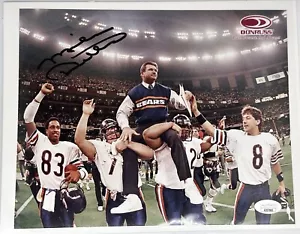 Mike Ditka Chicago Bears Signed 8x10 Donruss JSA COA Super Bowl XX Photo Auto - Picture 1 of 2