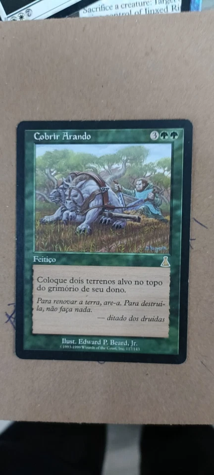PLOW UNDER Urza's Destiny MTG Green Sorcery RARE NO English - Image 1 of 1