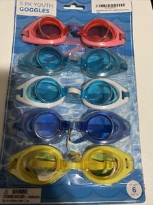 Gafas para piscina, playas, lagos 5 piezas para jóvenes, colores surtidos, - Imagen 1 de 3