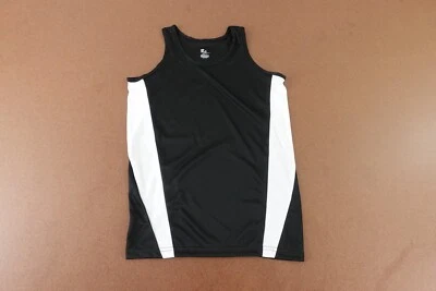 Regata Pulôver Alleon Athletics Youth Tamanho Grande Preto Branco Nova - Imagem 1 de 4