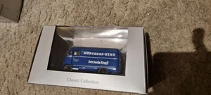 1/43 Scale Model Mercedes-Benz L319 Box Van Blue Premium Classixxs 11008 - Picture 1 of 5