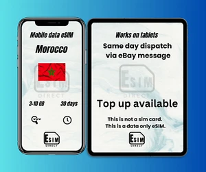 Mobile Daten eSIM für Reisen - Marokko - Bild 1 von 1