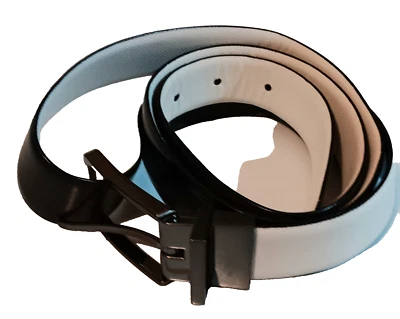 PERRY ELLIS Men's Portfolio Reversible Belt Black/White Classy Size 40 SKU 23 - Image 1 of 4