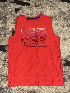 Old Navy Kids Size Large 10/12 Ultra Soft Breathe On Graphic Tank Top .. USA .. - Picture 1 of 2