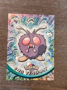Venonat #48 Topps Black Label TV Animation Edition Non Holo Pokémon 1999 LP - Picture 1 of 2