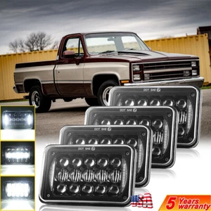 Faros LED 4x6" 130 piezas 130W para camioneta GMC 1982-1986 C1500 C2500 Sierra Classic - Imagen 1 de 12