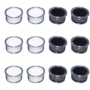 12 Pcs Gemstone Display Boxes with Clear Lid and Sponge Small Loose Diamond G... - Picture 1 of 7