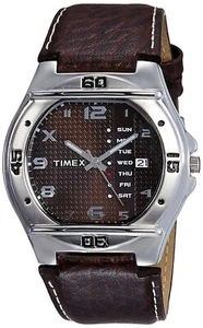 Timex Fashion Analog Brown Dial Men's Watch wristwatches - Picture 1 of 6