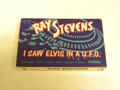 I Saw Elvis In A U.F.O. by Ray Stevens (MCA cassette single like new) - Image 1 of 2