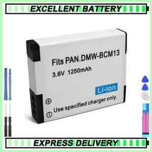 Battery Pack For Panasonic DMW-BCM13 DMW-BCM13E DMW-BCM13PP VSK0800 VSK0801 NEW - Foto 1 di 7