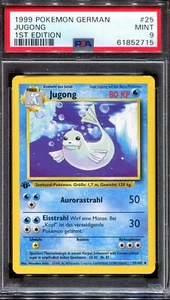 PSA 9 Pokemon 1999 German Deutsch 1st Edition Base Jugong Dewgong #25 - Bild 1 von 2