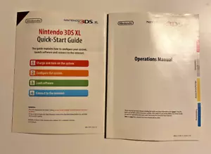Nintendo 3DS XL Operations Manual & quick start guide - Picture 1 of 4