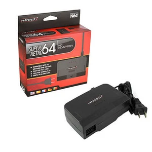Nintendo 64 Replacement Power Supply Super Retro AC Adaptor With AU Plug New - Picture 1 of 2