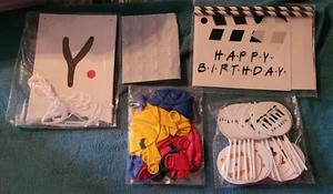 new LOT FRIENDS tv show BIRTHDAY SUPPLIES balloons banner cupcake cake toppers - Picture 1 of 7