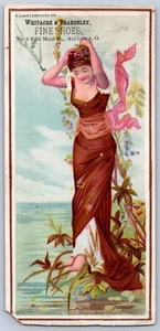 K24/ Victorian Trade Card c1880s Alliance Ohio Whitacre Beardsley Shoe Store 379 - Picture 1 of 4