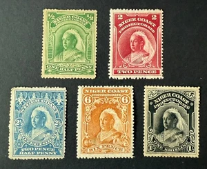 NIGER COAST stamps 1897 MH - Picture 1 of 1