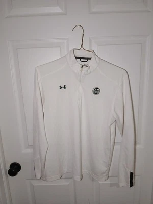 Colorado State University Rams Under Armour Quarter Zip Pullover Men's Small  - Image 1 of 3