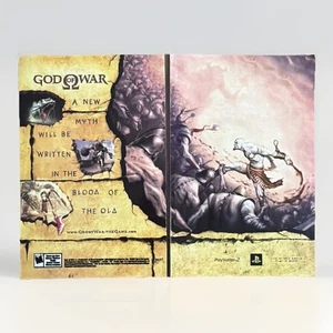 God Of War Print Ad Sony PlayStation PS2 Video Game Retro Kratos  - Picture 1 of 4