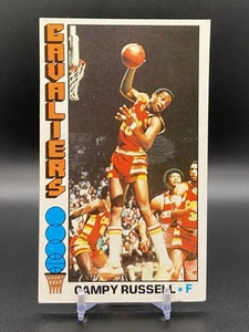 1976-77 Topps Basketball Tall Boy Karte #23 Campy Russell Cleveland Cavaliers - Bild 1 von 2