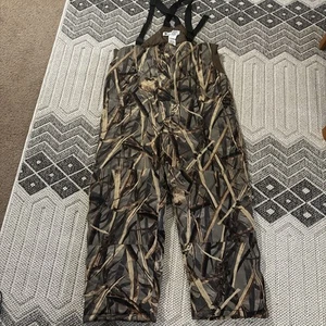 Columbia OMNITech Delta Hunt DH Marsh Camouflage Insulated Bib Overalls Size XL - Picture 1 of 11