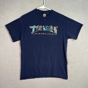 Thrasher Magazine Graphic T Shirt Adult Medium Blue Skateboarding Mens - Picture 1 of 10