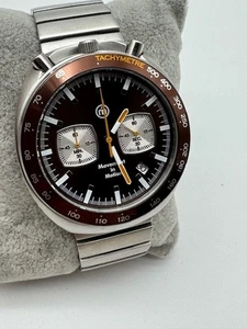 Men's Movement In Motion Tsunokurono Chronograph Tachymetre Quartz Date Watch - Picture 1 of 14