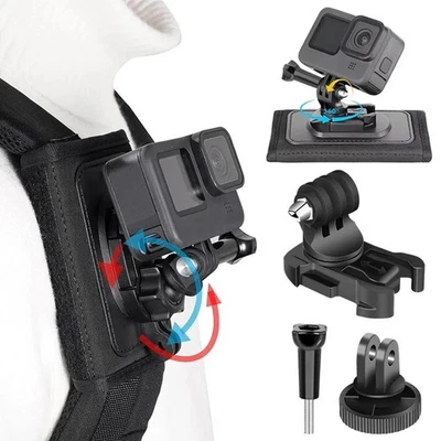 Actioncam Halterung Rucksack Strap Verstellbar Brustgurt Clip für GoPro Zubehör - Bild 1 von 4