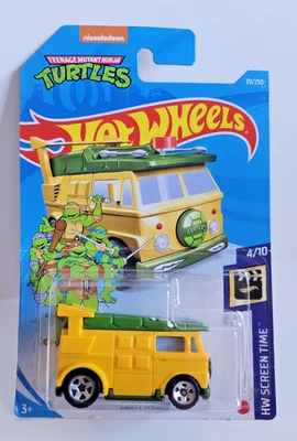 Hot Wheels 2021 HW Screen Time 4/10 Party Wagon Teenage Mutant Ninja Turtles Foto 1 de 3