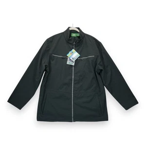 Neu mit Etikett Stillwater Supply Co Jacke Herren XL schwarz wasserabweisend durchgehender Reißverschluss UVP $ 85 - Bild 1 von 6