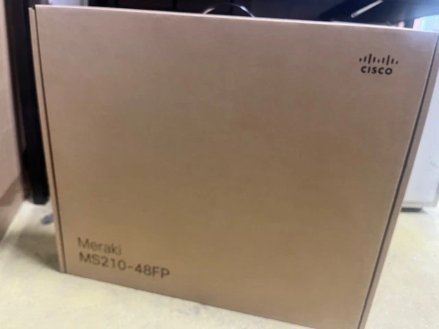 New in BOX unclaime Cisco MS210-48FP-HW - 48 Ports Fully Managed Ethernet Switch - Image 1 of 1