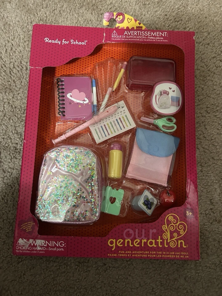 Lote Nuestra Generación OG Muñeca Fuera a la Escuela Conjunto de Accesorios para Muñecas de 18" Foto 1 de 2