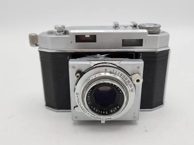 Cámara fotográfica vintage Agfa Karat 36 telémetro 35 mm con lente Solinar 50 mm F2,8 Foto 1 de 4