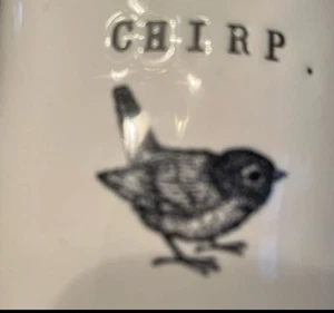 Rare Rae Dunn Magenta “Chirp.” Sturdy 14-Ounce Cream Mug - Picture 1 of 5