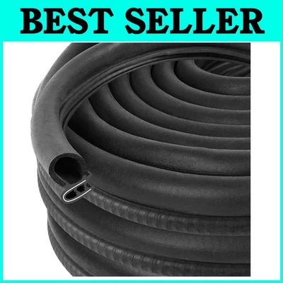 Restripa de goma para puerta automotriz - Junta de sellado de ajuste de 60 pies Foto 1 de 4