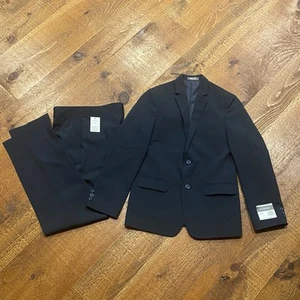 Van Heusen Big Boys 2-Pc. Pant Suit Jacket Pin Stripe Bank Blue Size 14 NWT - Picture 1 of 22