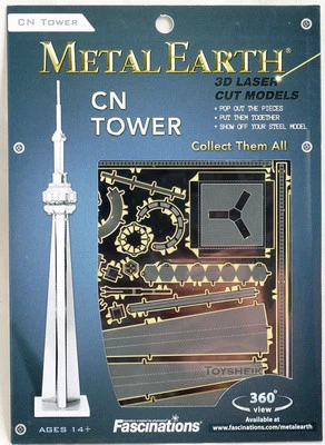 Metal Earth CN Tower 3D Metal  Model + Tweezer  010589 - Image 1 of 4