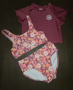 NWOT GIRLS ART CLASS 3 PIECE SWIMSUIT SIZE XXL 16/18 - Picture 1 of 3
