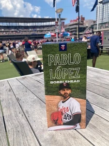 Bobblehead Pablo Lopez 2024 Minnesota Twins Nuevo en Caja SGA - Imagen 1 de 24