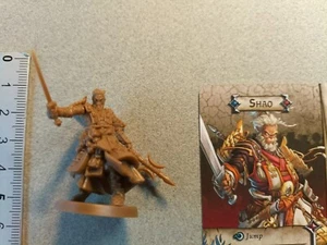 SHAO MINIATURE+ENGLISH CARD/ETERNAL EMPIRE/ZOMBICIDE WHITE DEATH G638 - Imagen 1 de 1