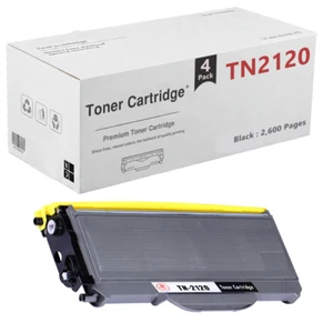 4 tóneres negros compatibles con Brother HL-2150 2150N 2170 2170W MFC-7320 TN2120 - Imagen 1 de 7