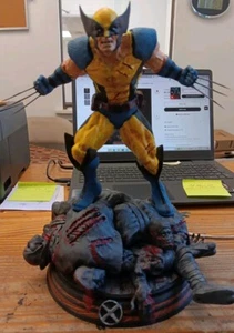 3D Wolverine Resin Hollow Rare XMen 10inches Tall. - Picture 1 of 16
