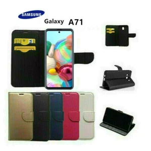 CUSTODIA COVER FLIP CASE LIBRO pre samsung galaxy A71 +PELLICOLA VETRO TEMPERATO - Foto 1 di 5