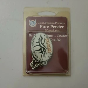 Pure Pewter Keychain WCW Goldberg Wrestling Wrestle Mania - Picture 1 of 3
