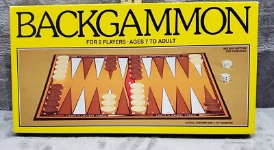 Vintage 1981 Whitman Backgammon Game Whitman #4832-22 COMPLETE - Image 1 of 4