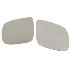 Pair Side Heated Wing Door Rearview Mirror Glass White For VW Touareg 2007-2010 - Picture 1 of 7